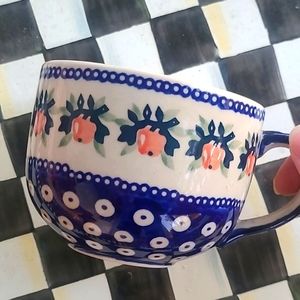 Polish Pottery Coffee Mug, 🔥 Not Entertaining BYGO or Major Discounted O